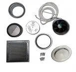 SolarVenti Cooling Ventilation Kit 1 · 12W Solar Panel